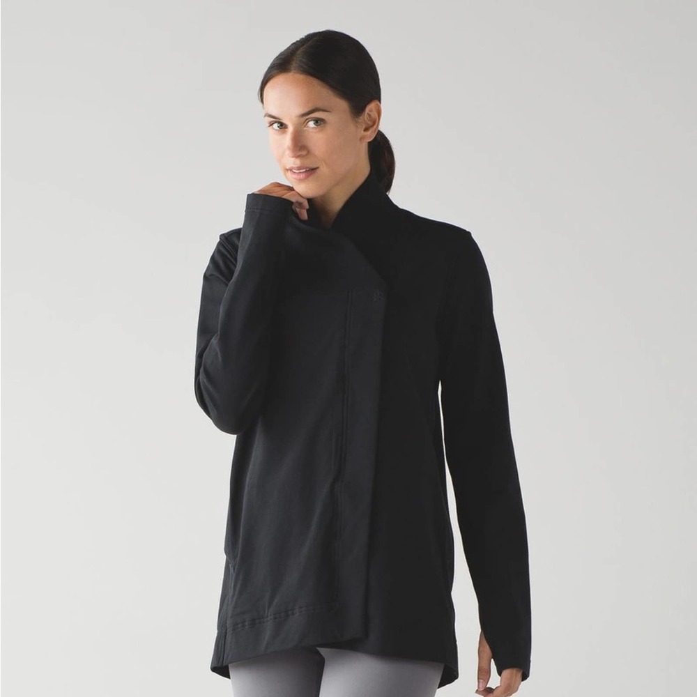 Lululemon Belle Wrap Black Jacket- Size 4